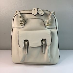 🛍Sac Ivory Leather Shoulder/Backpack Bag